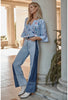 THE PIECED STRAIGHT FLARE JEAN