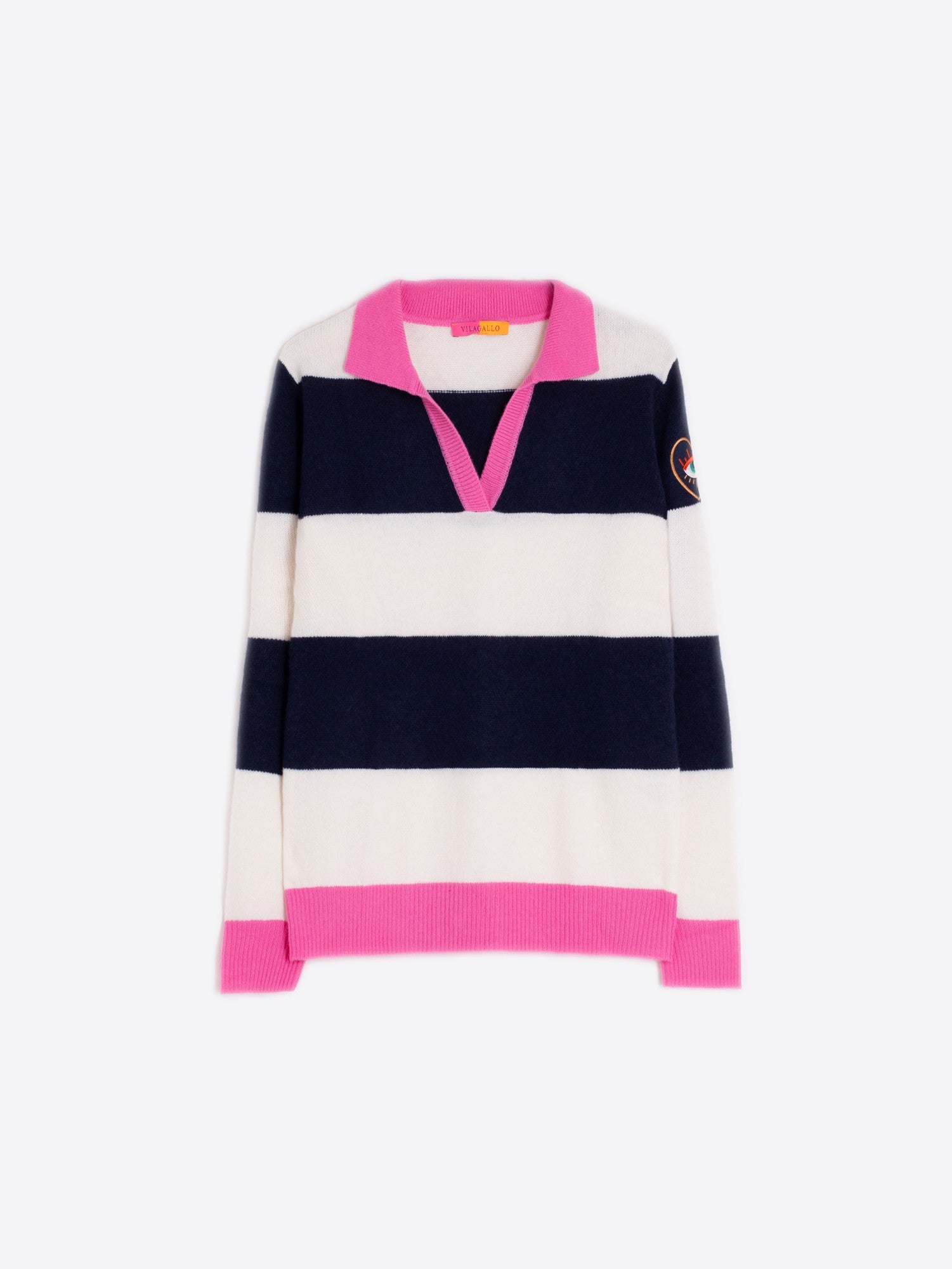 JERSEY LARGE STRIPE CUELLO POLO