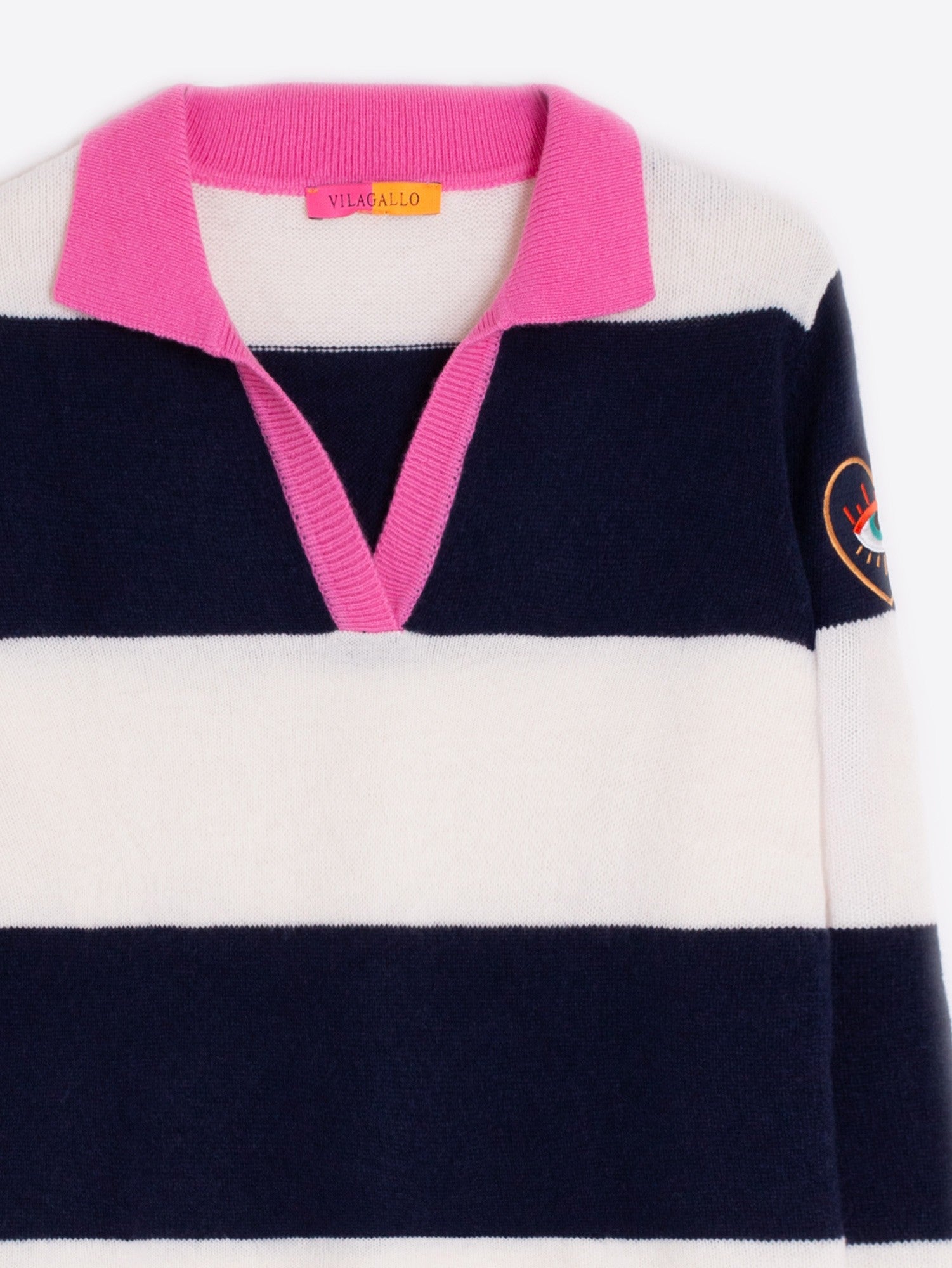 JERSEY LARGE STRIPE CUELLO POLO