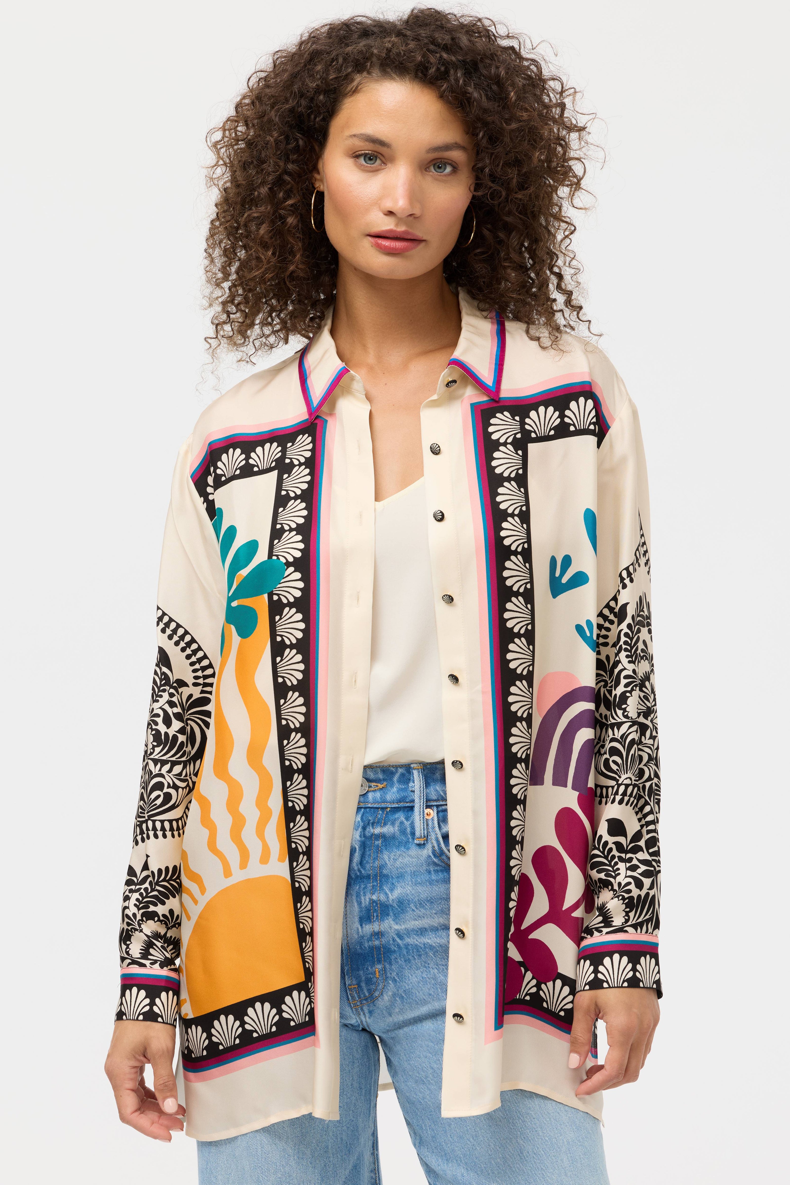 LORELIE BUTTON DOWN TUNIC