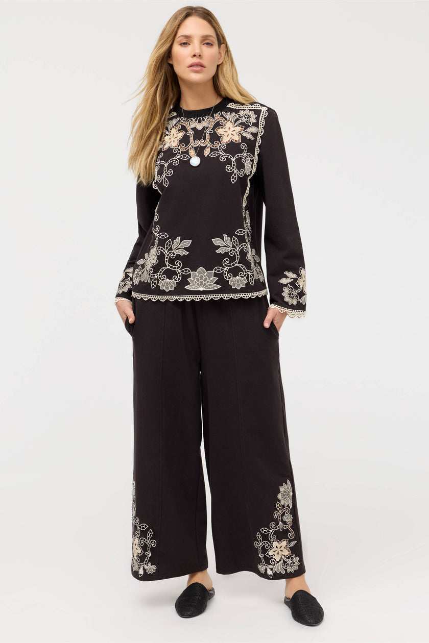 VENLDA CROP WIDE LEG PANT  LUCCI