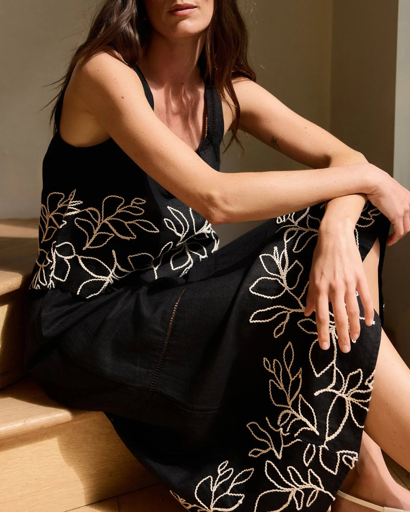 LADDER TRIM MIDI SKIRT