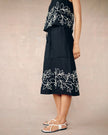 LADDER TRIM MIDI SKIRT