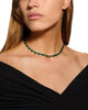 SCALLOP RIVIERE NECKLACE GREEN ONYX