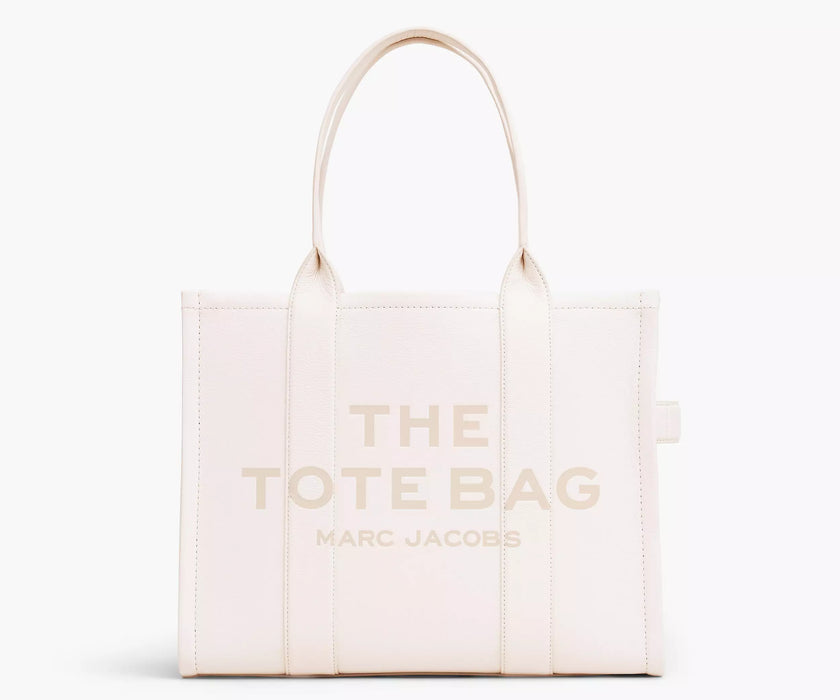 THE LEATHER LARGE TOTE BAG