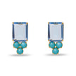 CRYSTAL BERRY BUTTON EARRINGS