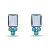 CRYSTAL BERRY BUTTON EARRINGS