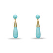 GOLD CAGE DROP EARRING