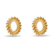 OVAL WREATH EARRING