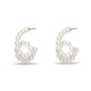 PEARL LOOP DE LOOP HOOP EARRINGS