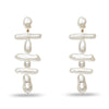PEARL GRAND ESTATE LINEAR EARRINGS