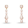 COLLECTOR PEARL LINEAR EARRING