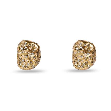 PAVE ROCK EARRING