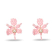 TERRAZZO BLUSH SMALL PEARL LILY EARRINGS