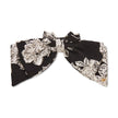 JET ELIZABETH FLORAL JACQUARD BARRETTE
