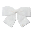 SWISS DOT SHEER BOW BARRETTE