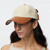 FAUX LEATHER CANVAS BASEBALL CAP