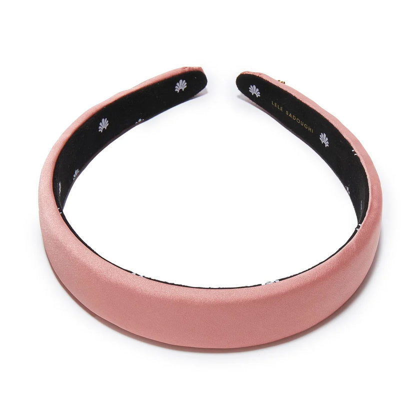 ROSE BLUSH CHARLOTTE SILK HEADBAND