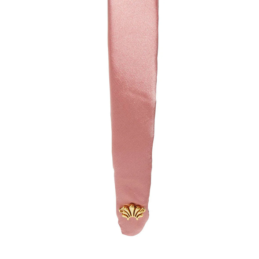 ROSE BLUSH CHARLOTTE SILK HEADBAND