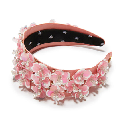 BRIGITTE PAILLETTE FLORAL HEADBAND