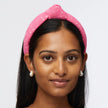 SLIM KNOTTED EYELET HEADBAND