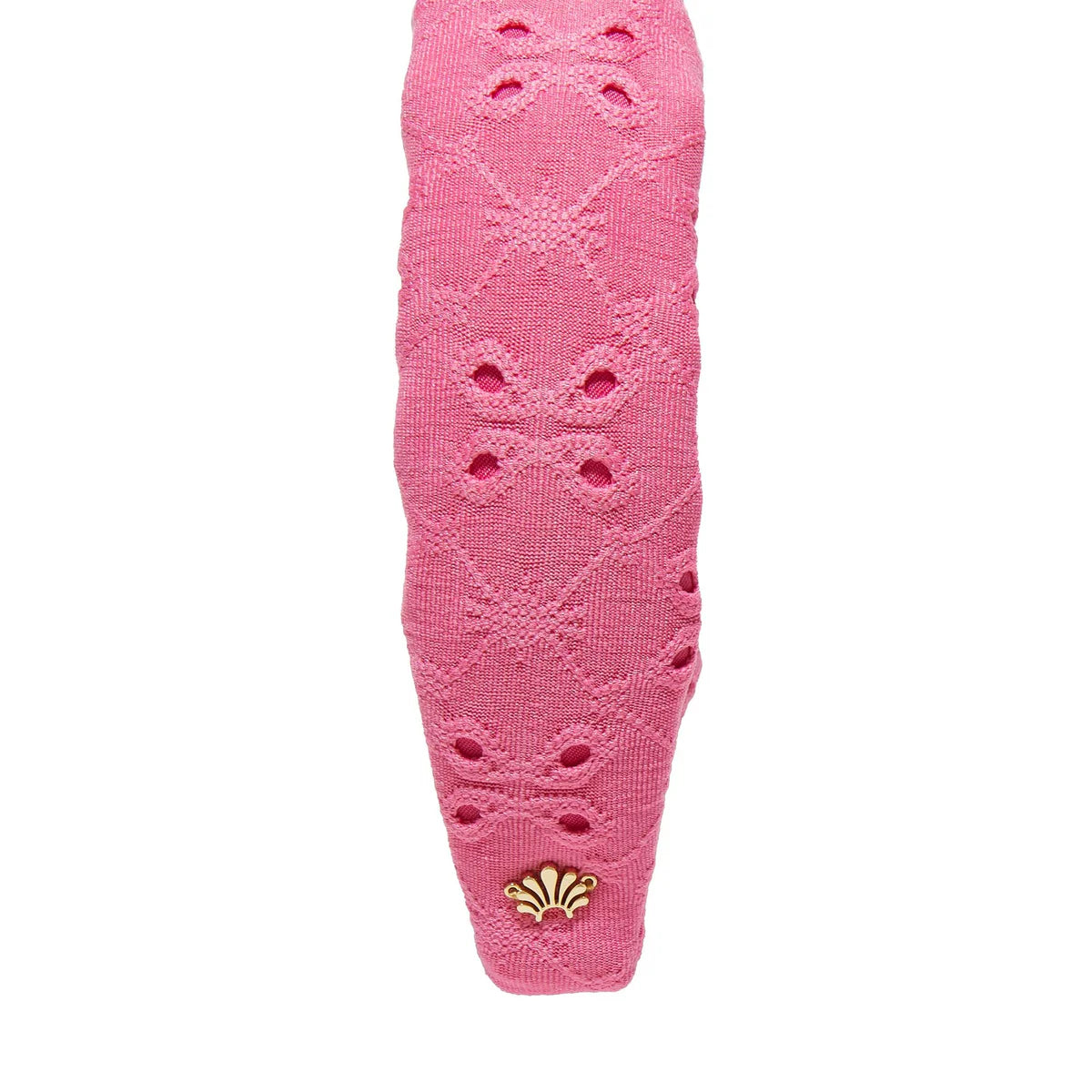 SLIM KNOTTED EYELET HEADBAND
