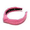 SLIM KNOTTED EYELET HEADBAND