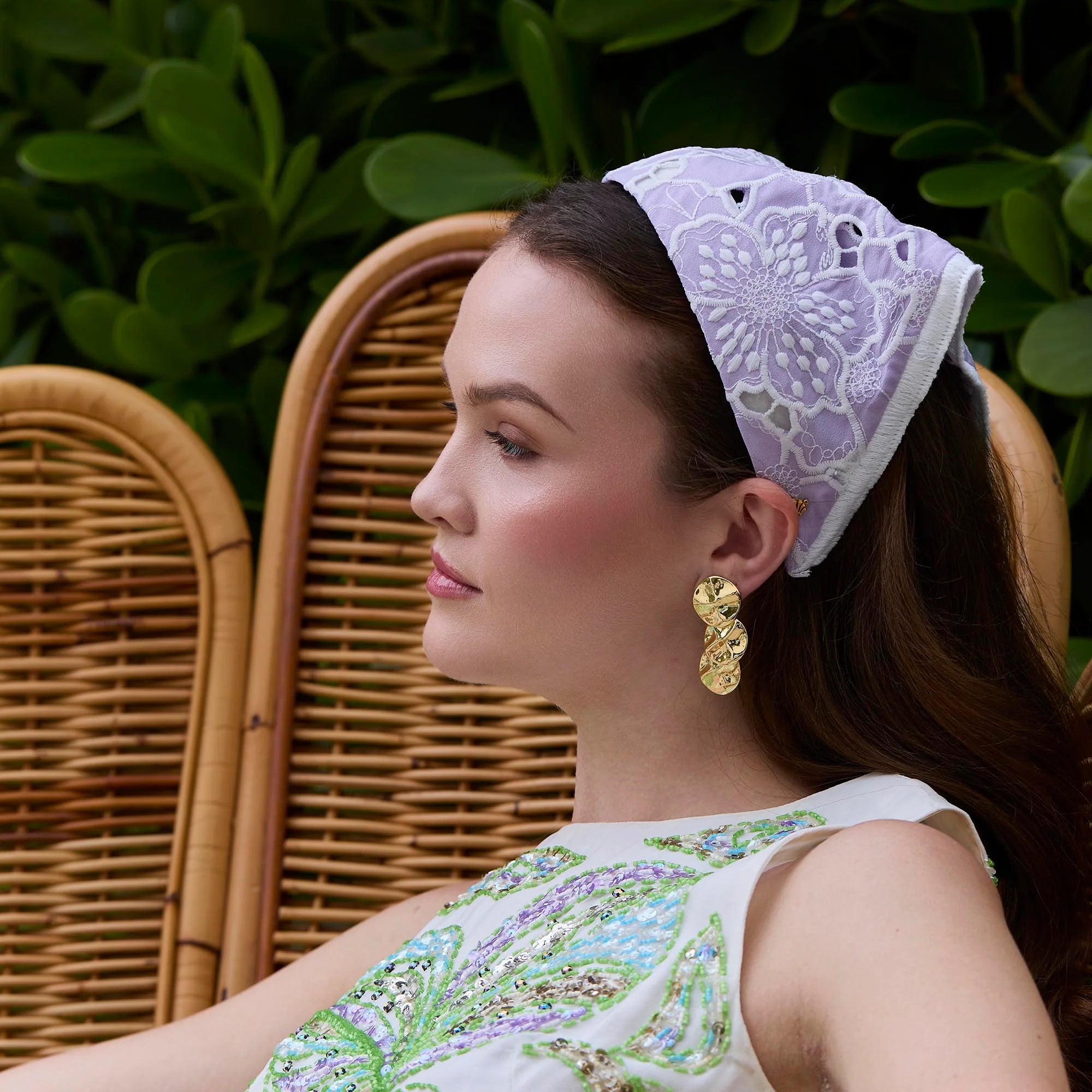 GOLD SOCIALITE STATEMENT EARRINGS