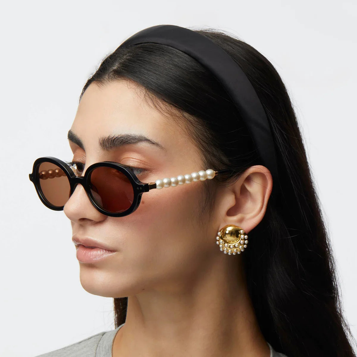 JET CHARLOTTE SILK HEADBAND