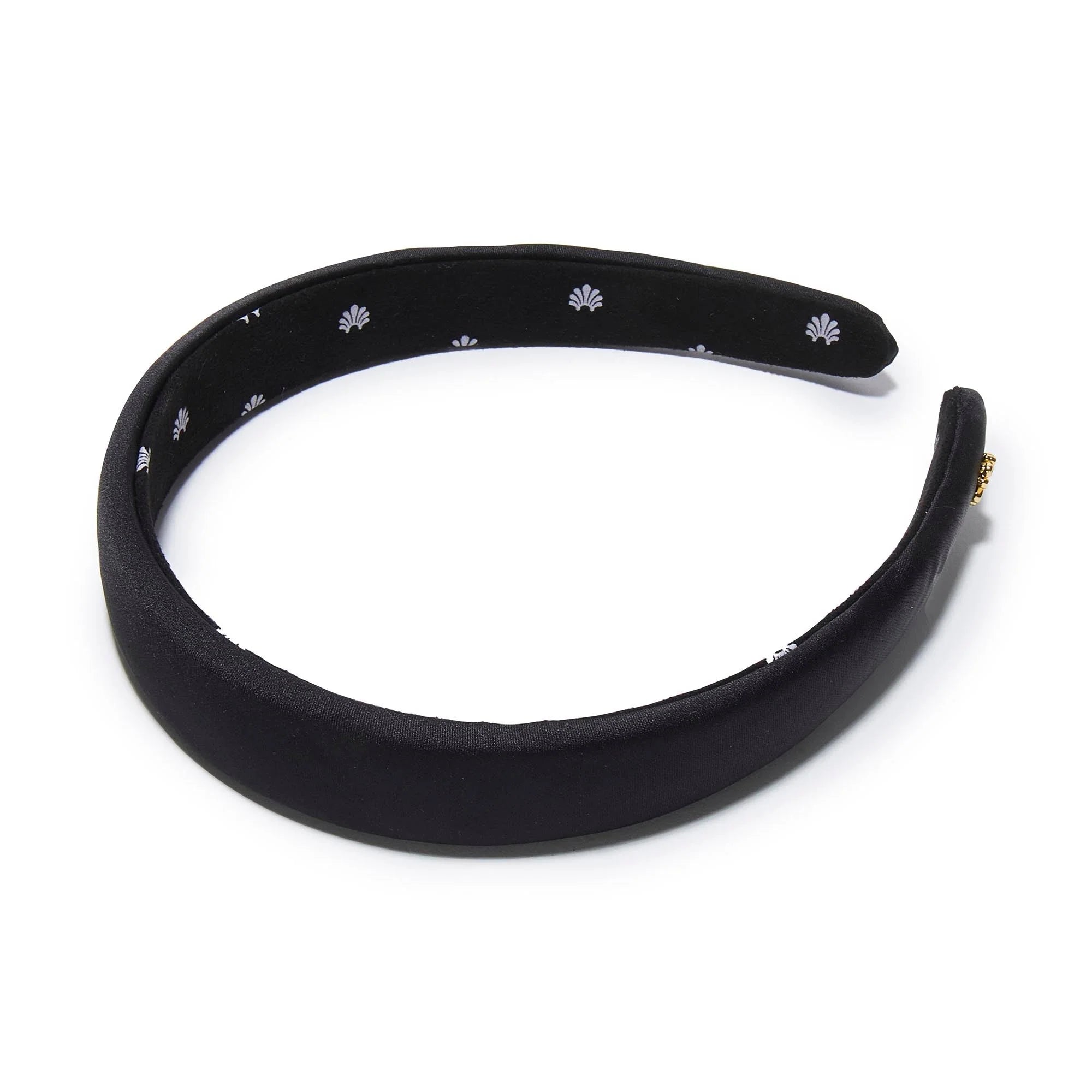 JET CHARLOTTE SILK HEADBAND