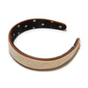 BESSETTE FAUX LEATHER TRIM HEADBAND