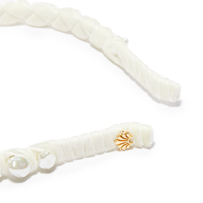 GRADUATED BAROQUE PEARL HEADBAND