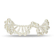 PEARL RUFFLED COLLAR NECKLACE