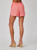 LINEN RUFFLE WAIST SHORT