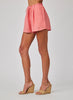 LINEN RUFFLE WAIST SHORT