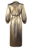 FRANCHESCA DRESS LIQUID GOLD