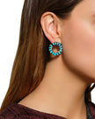 MARABOU BYPASS HOOPS TURQUOISE