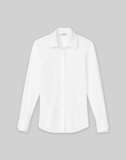 STRETCH COTTON STRAIGHT SHIRT
