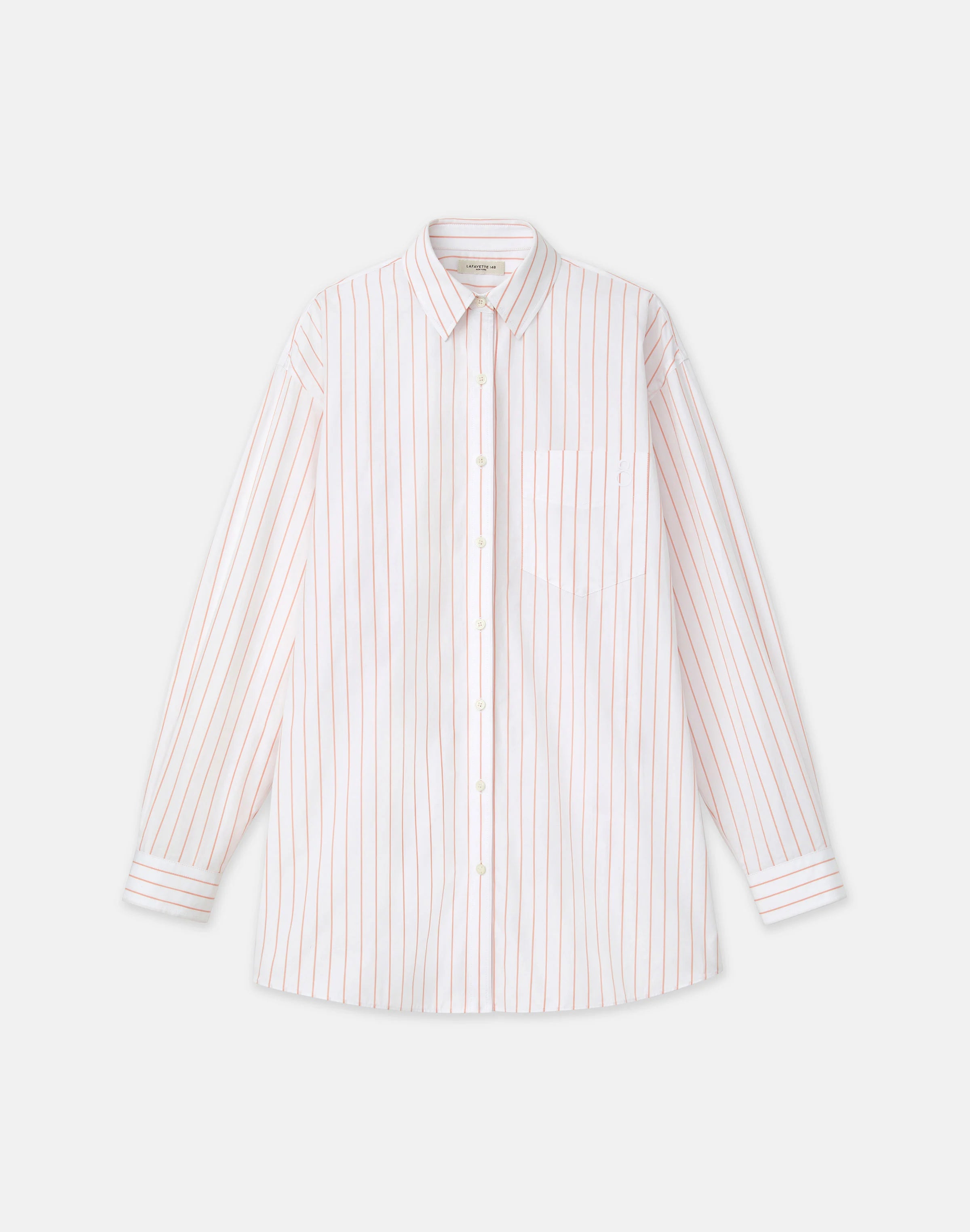 STRIPE COTTON OVERSIZED SHIRT