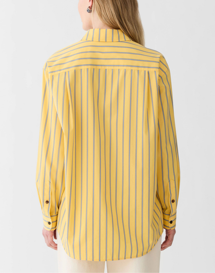 STRIPED COTTON OVERSIZED SHIRT