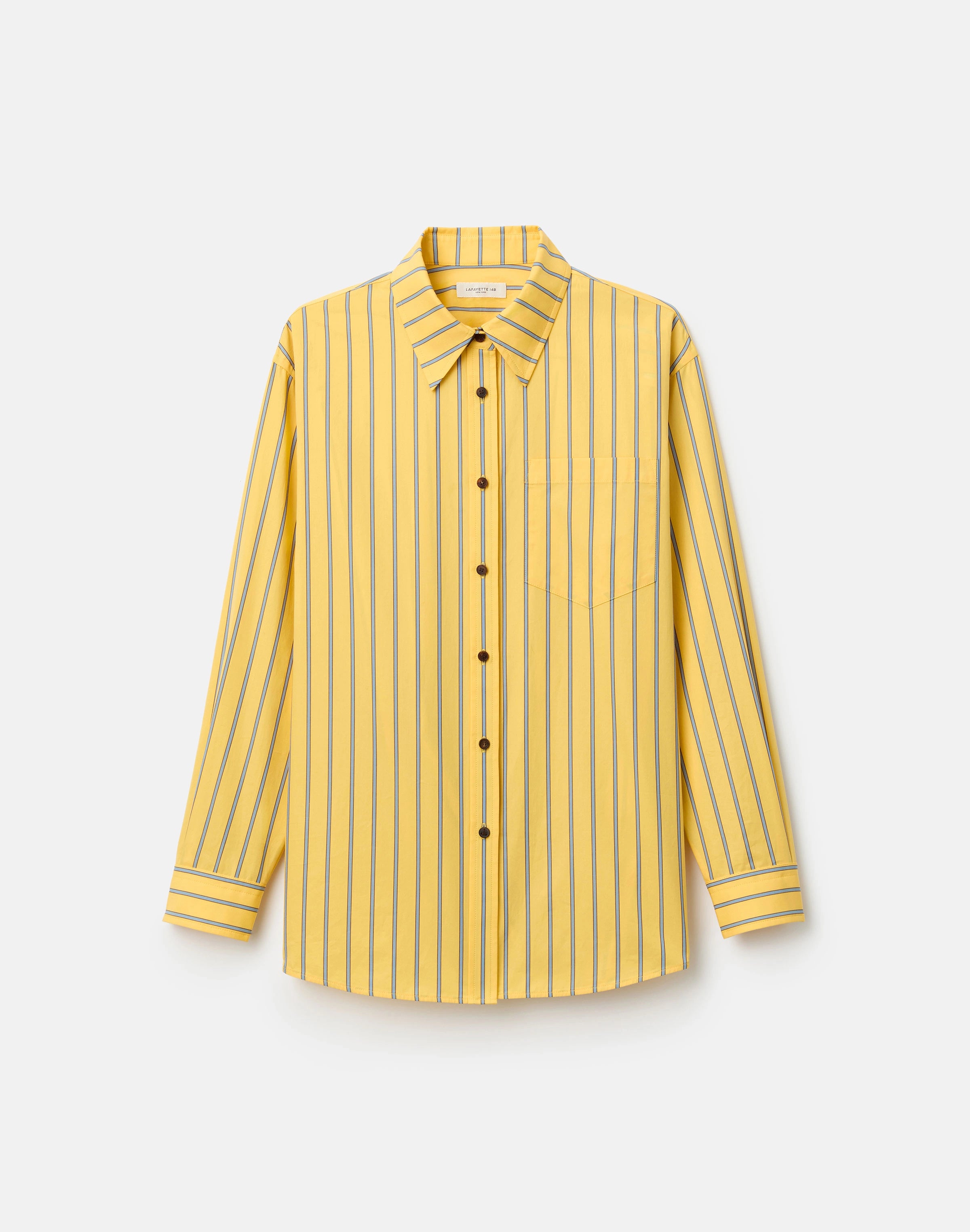 STRIPED COTTON OVERSIZED SHIRT