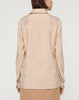 STRIPED SILK FRENCH CUFF BLOUSE