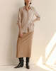 STRIPED SILK FRENCH CUFF BLOUSE