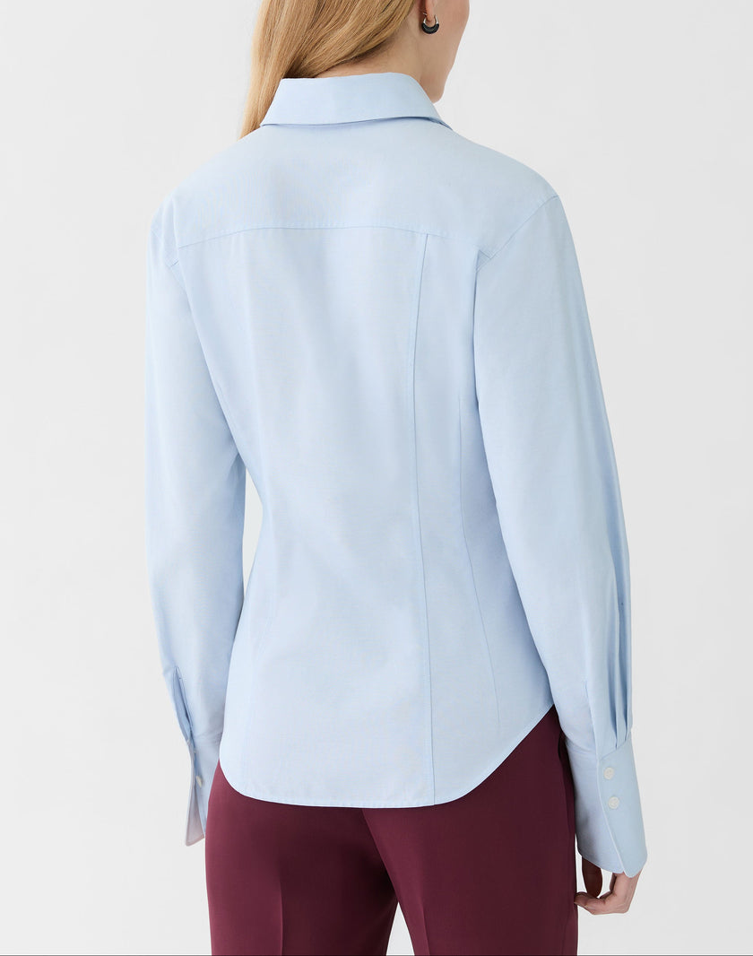 COTTON OXFORD FITTED SHIRT