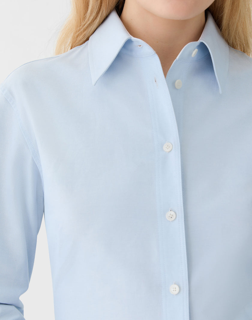 COTTON OXFORD FITTED SHIRT