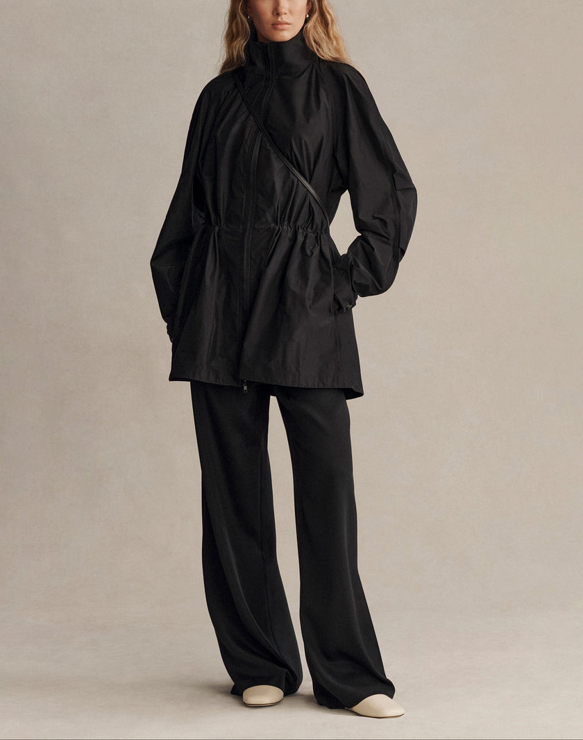MICRO TECH TWILL OVERSIZED ANORAK