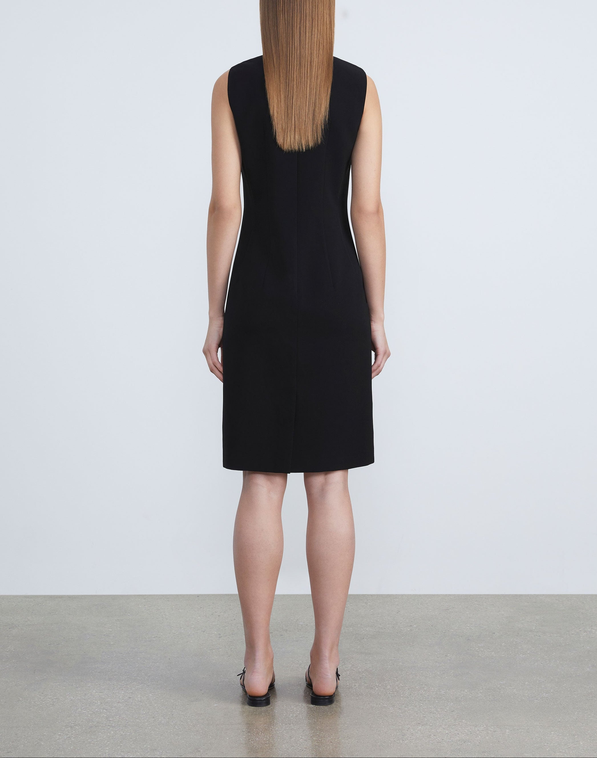 HARPSON FINESSE CREPE SHEATH DRESS