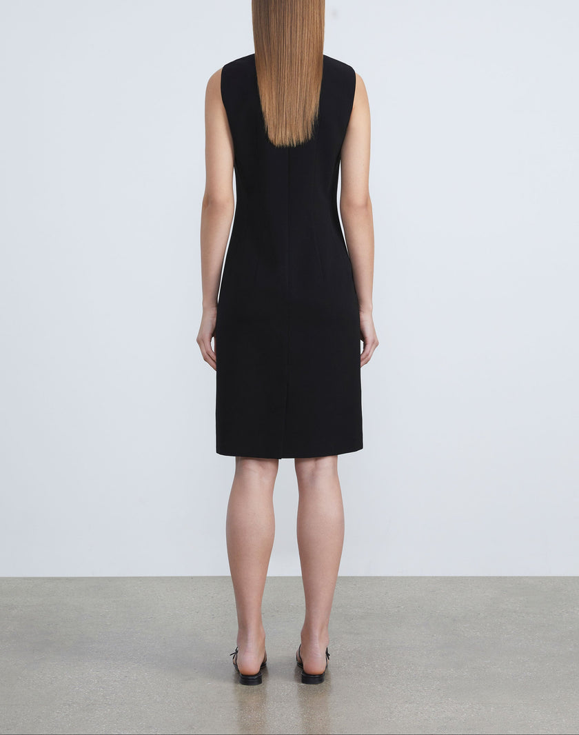 HARPSON FINESSE CREPE SHEATH DRESS