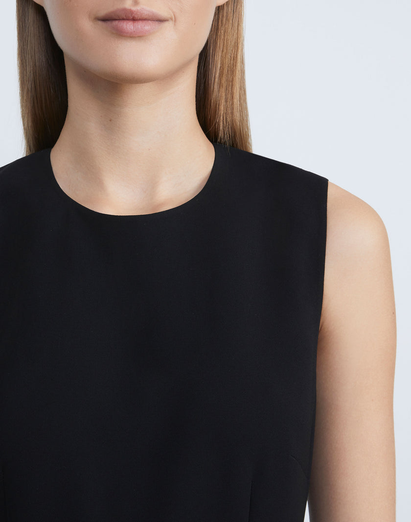 HARPSON FINESSE CREPE SHEATH DRESS