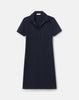 COTTON PIQUE JERSEY SHORT POLO DRESS